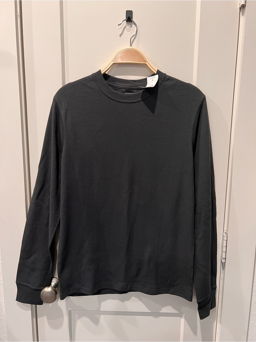 J. Crew Black Long Sleeve Crewneck Shirt